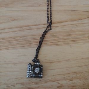 Camra stone necklace